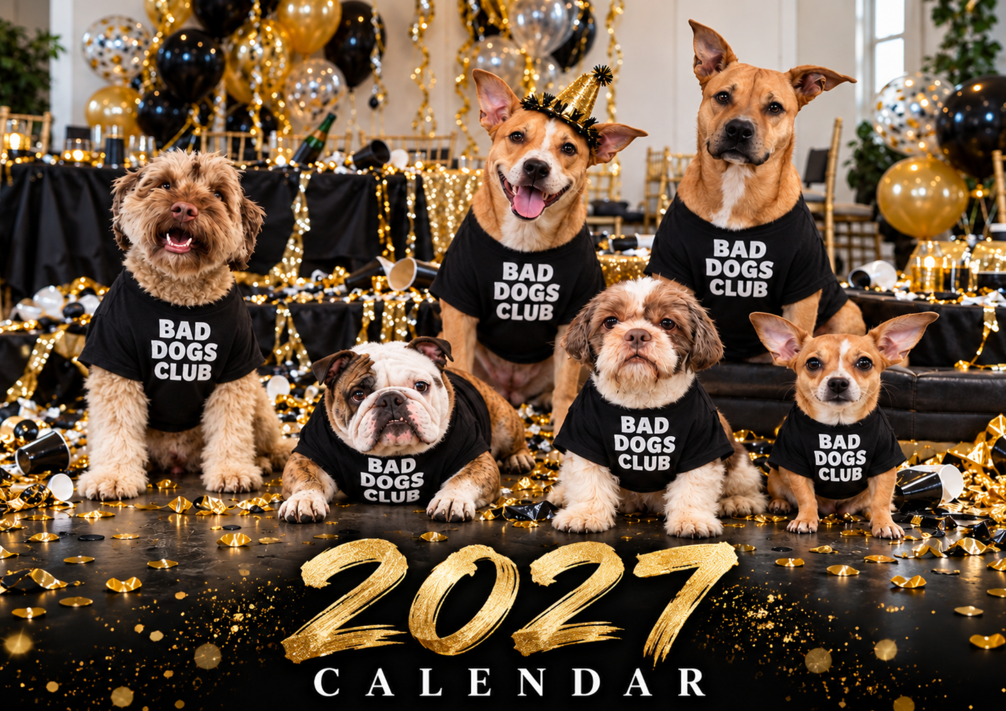 2027 Bad Dogs Club Calendar - PRE ORDER ONLY!